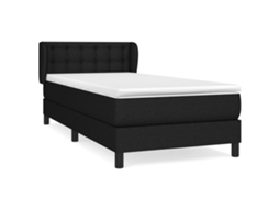 Box Spring Bed, Box Spring Beds Vidaxl Preto Tecido (90 X 200 Cm)