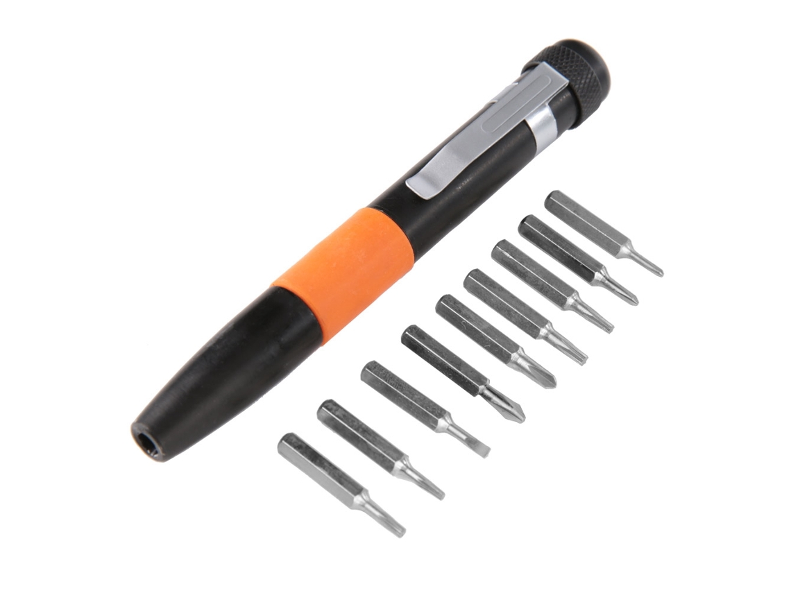 Laxiscreed Ferramenta 10-em-1 Profissional Com Chave De Fendas Com Múltiplas Pontas Para Reparar Com Facilidade