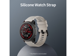 Cinta De Relógio De Silicone Unissex De 22mm Com Parafusador Fivela Preta Compatível Com O Relógio Garmin Forerunner 745, Preto
