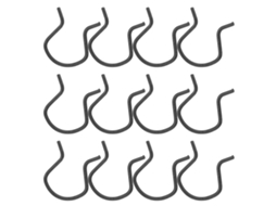 Clipes De Fixação Adequados Para Reparo E Substituição, Compatíveis Com Metal.