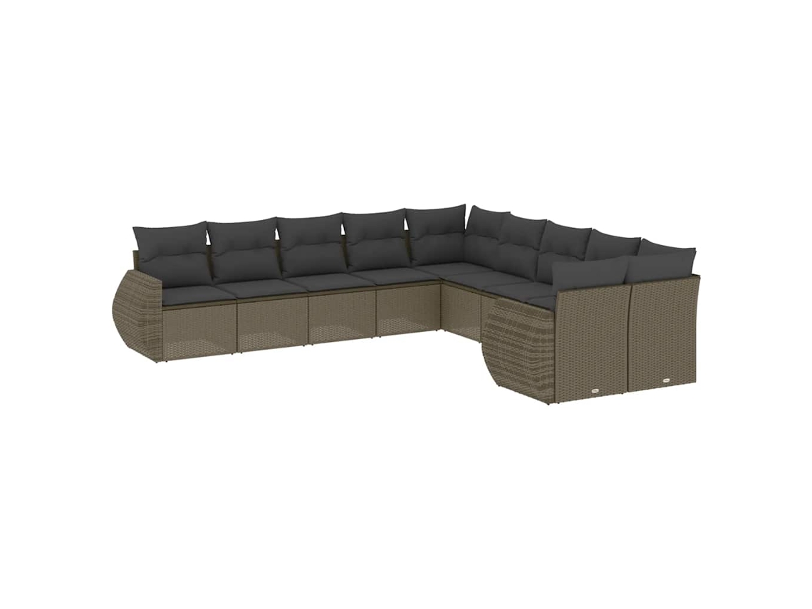 Garden Sofa Set, Garden Sofa Sets Vidaxl Cinzeto Rattan / Vime (n/a)
