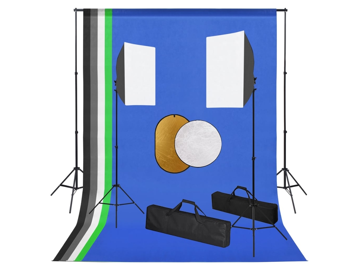 Studio Kit, Studio Kits Vidaxl Preto Aço (n/a)