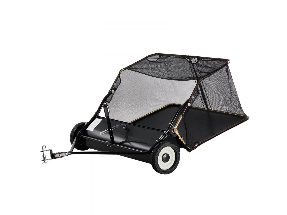 Varredora De Grama Ajustável 106 Cm Com Saco De 400 L Tekmaquinas