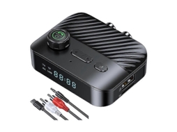Transmissor Receptor Bluetooth 5.3 Estéreo Display Led PENGDSJE