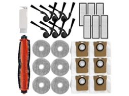 Kit De Acessórios De Reposição Para Aspirador Robô Xiaomi 5 E 5 Pro, Incluindo Escovas, Filtros, Esfregão E Sacos De Pó.