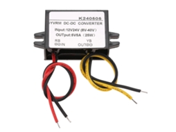 Módulo de Conversor Dc dc Buck Step Down 12V/24V para 5V 5A | S/MARCA