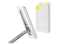 Suporte De Telefone Dobrável Autoadesivo Baseus Branco (luxz000002)-aquaforge