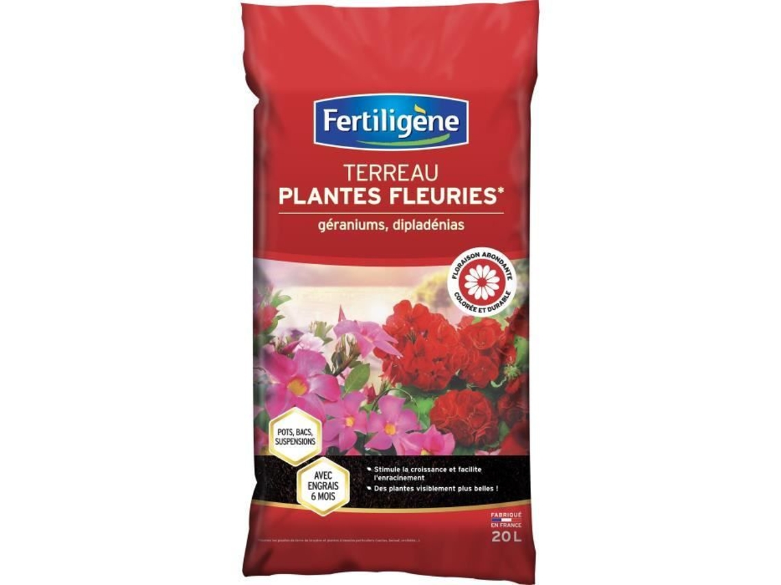 Solo Para Plantas Com Flores, Gerânios, Dipladenias 20l Fertiligene