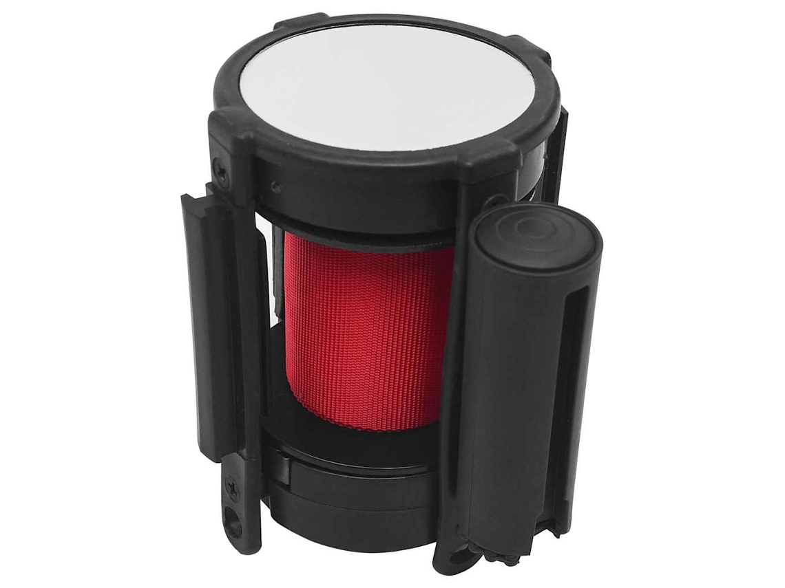 Vidaxl Barreira Separadora De Fita Retrátil 200 Cm Vermelho