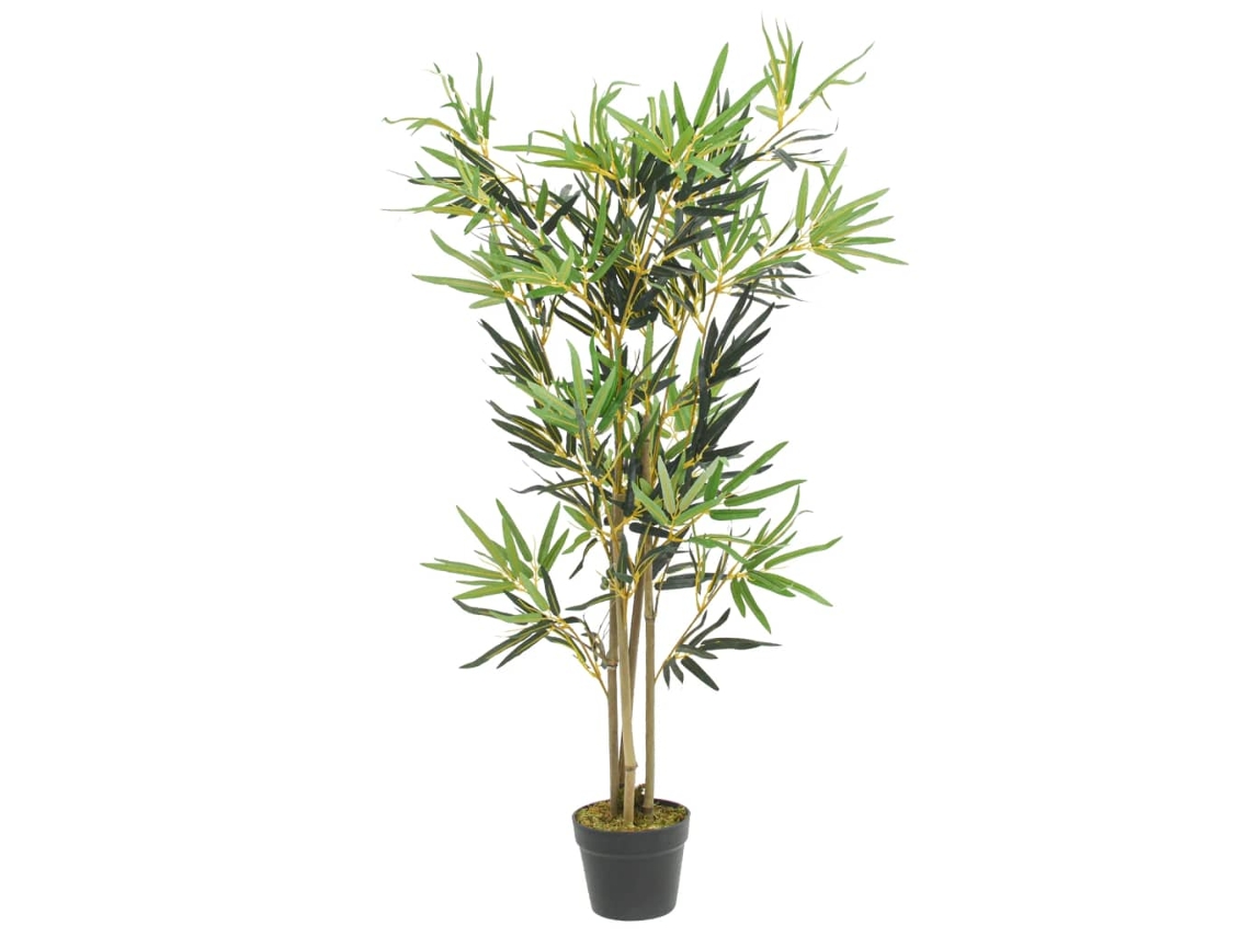 Vidaxl Árvore De Bambu Artificial 552 Folhas 120 Cm Verde