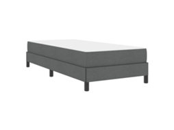 Conjunto 1 Cama Box Vidaxl Cinzento Tecido (100 X 200 Cm)