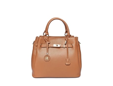 Mala De Mão De Mulher Anna Luchini Cognac Castanho