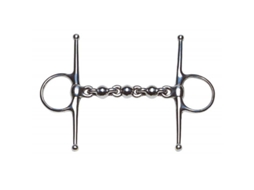 Snaffle de Bochecha Cheia Waterford Prateado 145 Mmfeeling