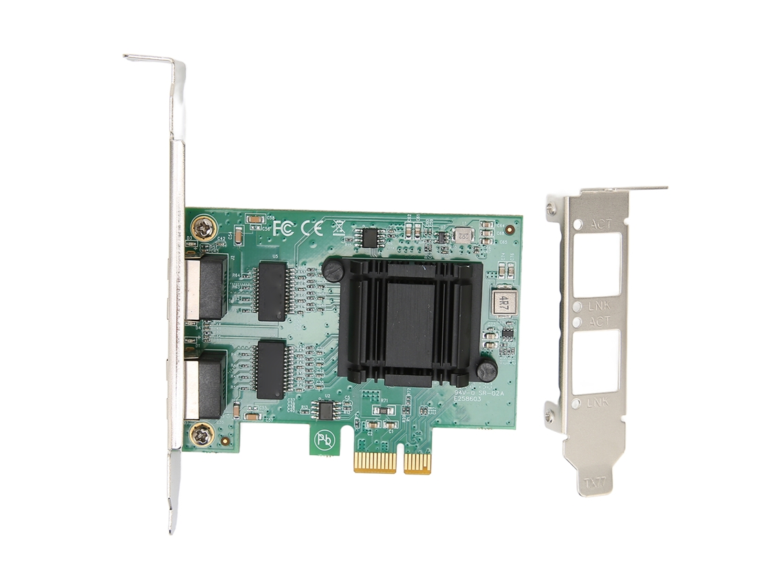 Placa de Rede LAXISCREED (dual port, Gigabit Ethernet)