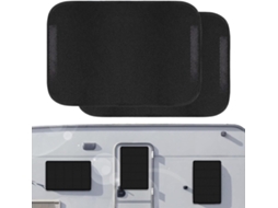 Cortina dupla para porta de autocaravana