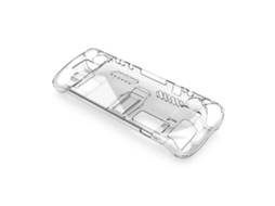 Punho Dividido Transparente, Suporte Dobrável, Estrutura Rígida de Pc, Capa Protetora para Console de Jogos BRILVIBERA