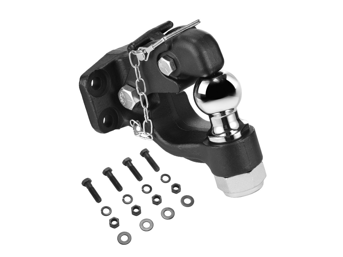 Engate de Reboque 9t com Bola 2" para Lúnulas 63,5 76,2mm TEKMAQUINAS