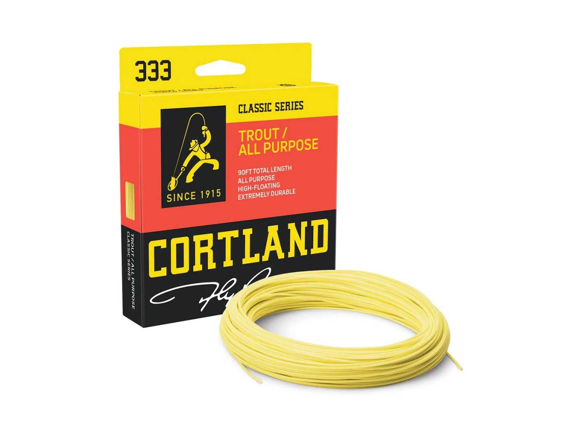 Linha de Pesca com Mosca 333 Trout All Purpose Wf 27 M Dourado Line 4Cortland