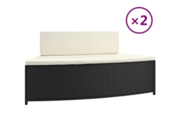 Spa Bench, Spa Benches Vidaxl Preto Tecido (n/a)