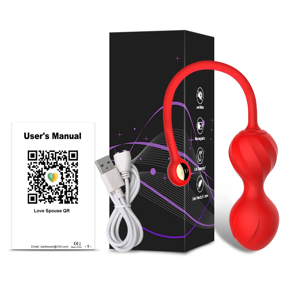 (vermelho) Vibrador Controlado Por Aplicativo, Vibrador Para Ponto G, Bola De Massagem Vaginal Feminina, Vestível, Brinquedo Sexual Adulto