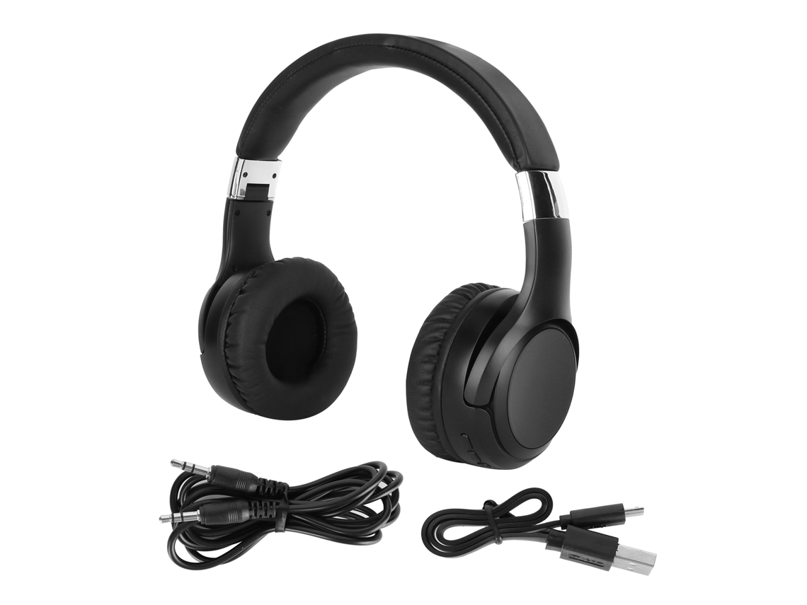Auriculares Bluetooth Plegables Supraaurales con Megagraves y Pantalla LCD, con Cable o Inalámbricos S/MARCA