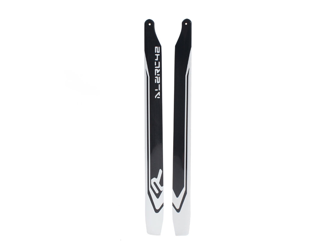 Hélice Principal de Fibra de Carbono Preta de 720 Mm para Helicóptero Rc da Série R da Alzrc. MDUG