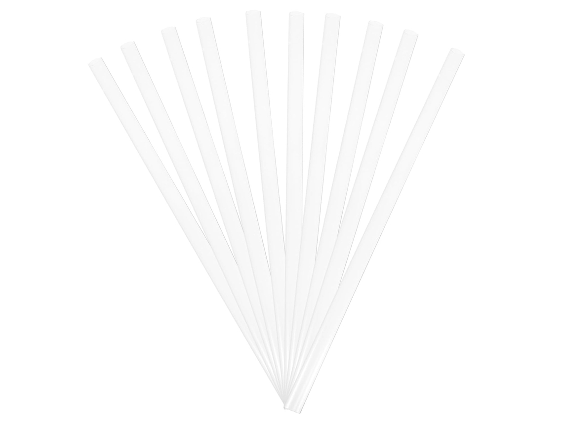 Magiclulu Barras de encadeamento de plástico transparente A4, pacote com 10 unidades, para deslizadores e pinos