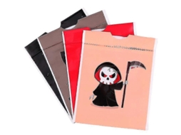 50 Sacolas Com Cordão Para Decoração De Halloween Ly Ebike