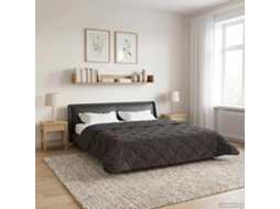 Vidaxl Edredom De Inverno 200 X 240 Cm Inverno Antracite Respirável