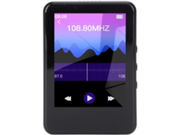Reprodutor de MP3/MP4, Bluetooth, Alto-falante, com tela sensível ao toque de 2,4 polegadas integrada à moldura, Música, E-book, Vídeo