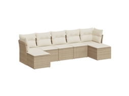 Garden Sofa Set, Garden Sofa Sets Vidaxl Bege Rattan / Vime (n/a)
