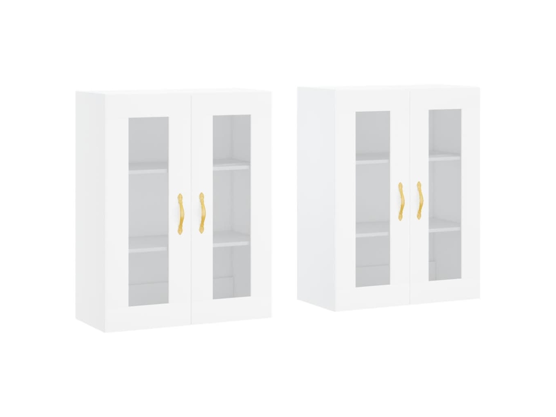 Parede Móveis 2 Peças Derivado da Madeira Branco MAISON EXCLUSIVE
