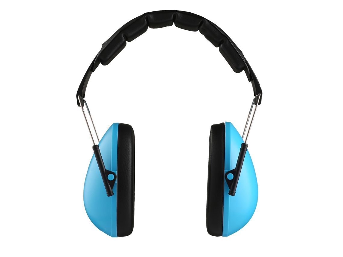 Auriculares Protetores De Ouvido Para Crianças 3-12 Anos Azul Leve Ajustável Portátil Bloqueio De Ruído