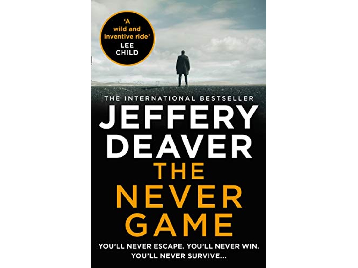 Livro Never Game de Jeffery Deaver (Inglês)