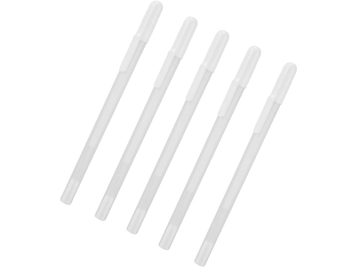 Canetas De Gel Brancas Nuobesty Para Desenho Em Papel Escuro, Conjunto