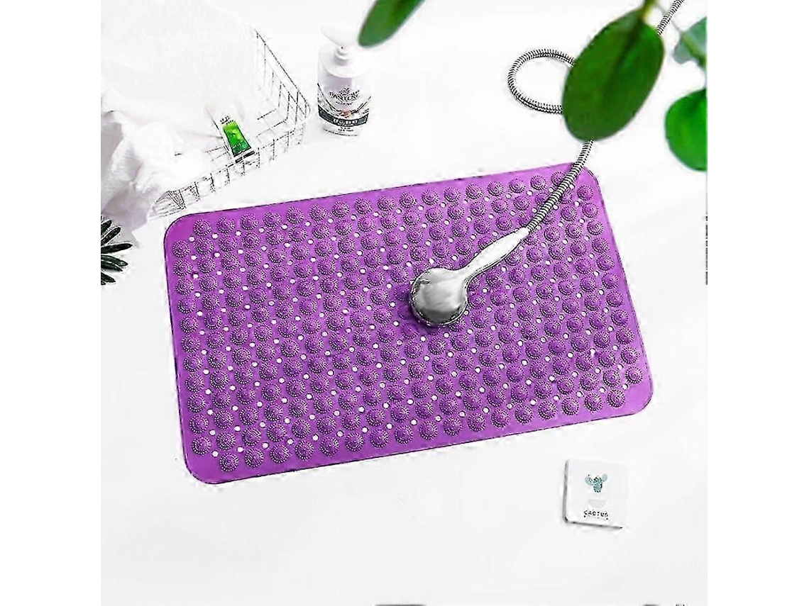 Tapete De Banho Com Ventosas Antiderrapantes Para Massagem Nos Pés, 36*70cm