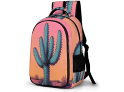 Mochila Escolar Com Estampa Cactos Para 8 12 Anos, De Plantas Meninas, 5º Ano, Infantil Moderna, Ótima Opção