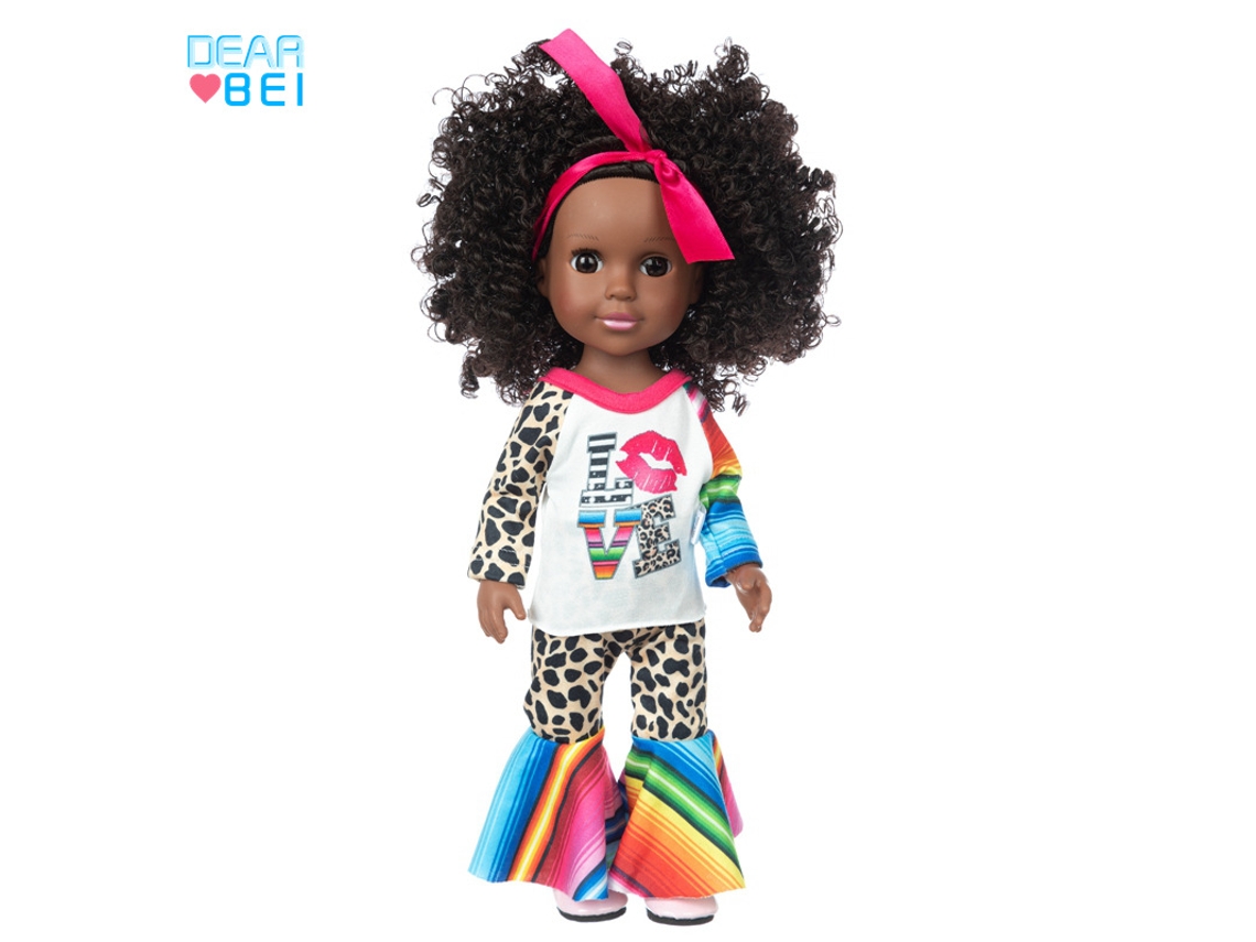Boneca De Vinil De 35 Cm (14 Polegadas), Pele Negra Africana, Brinquedo Infantil, Bebê Realista.