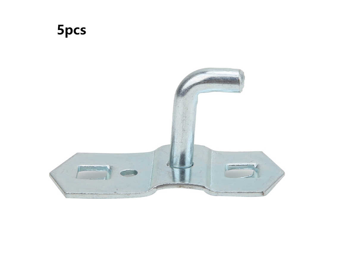 5 Peças De Gancho De Aço Para Armário De Ferramentas, Organizador De Prateleira Pendente Para Chaves De Porca E Ferramentas 25x6mm