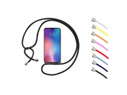 Capa Oppo A94 (5g) Transparente Pingente Anti-choque Cordão Várias Cores Crd Movilearvayotoy