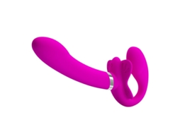 Vibrador Valerie Para Casais Sem Arnês Usb PRETTYLOVE