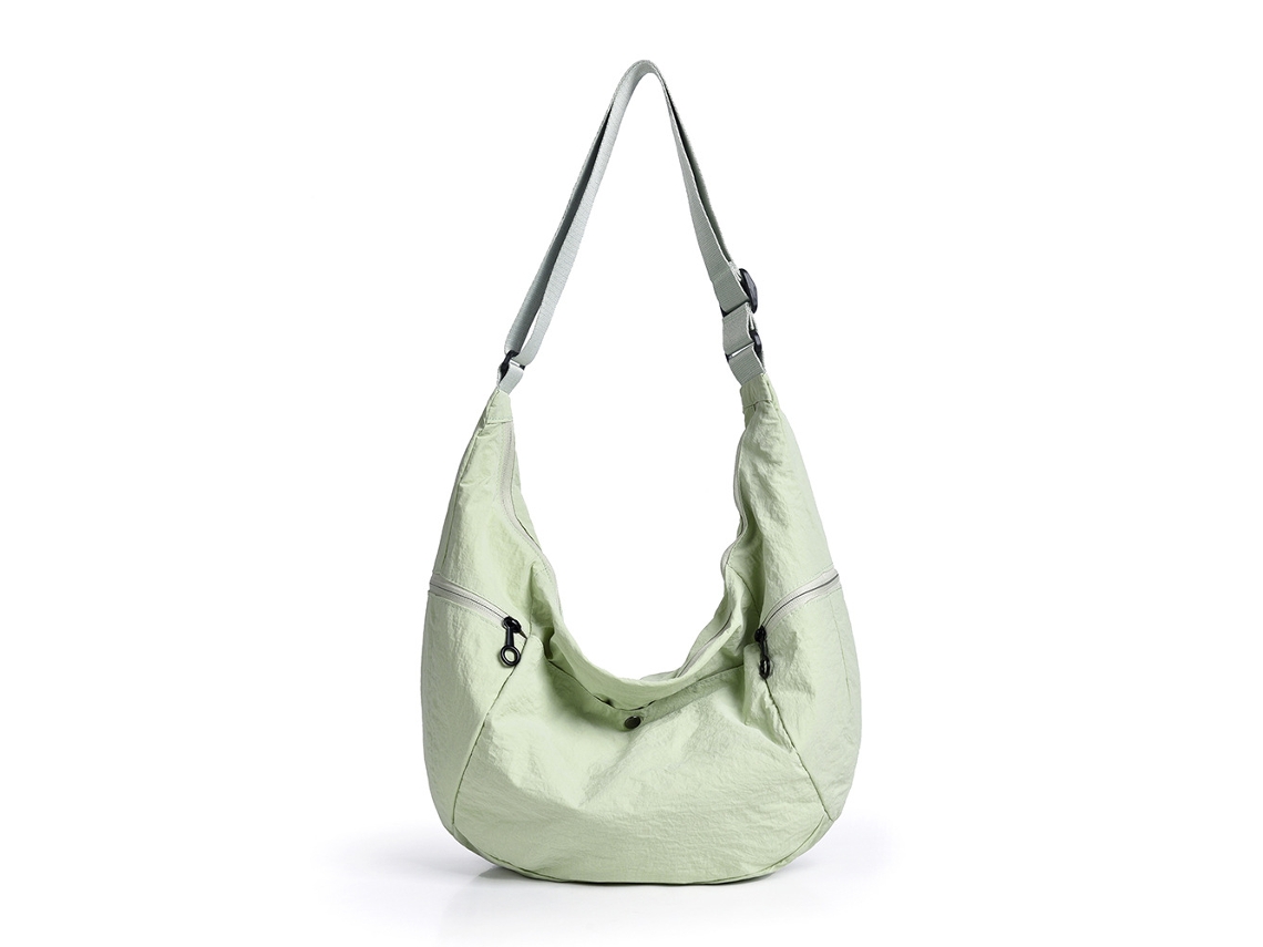 (verde Claro) Bolsa De Grande Capacidade, Estilo Esportivo E Leve, Bolsa Transversal, Bolsa De Ombro Em Nylon.