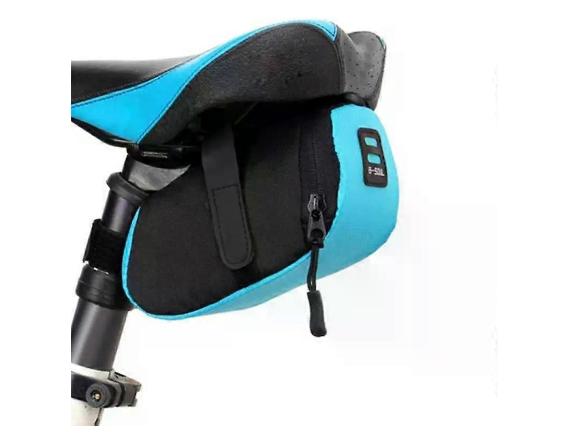 Bolsa De Selim Bicicleta Em Nylon Impermeável, Ideal Para Mountain Bike, Com Compartimento Ferramentas Na Parte Traseira E Acessó -aquaforge