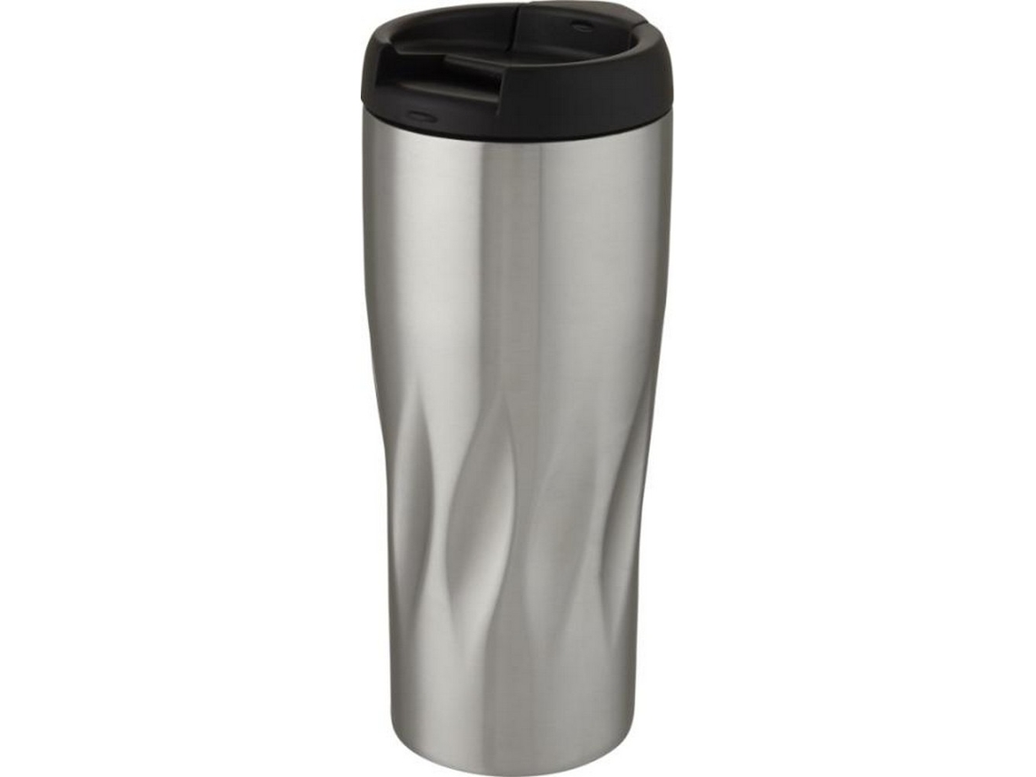 Caneca De Viagem Térmica Avenue Waves Copper, Tamanho Único, Prata Brilvibera