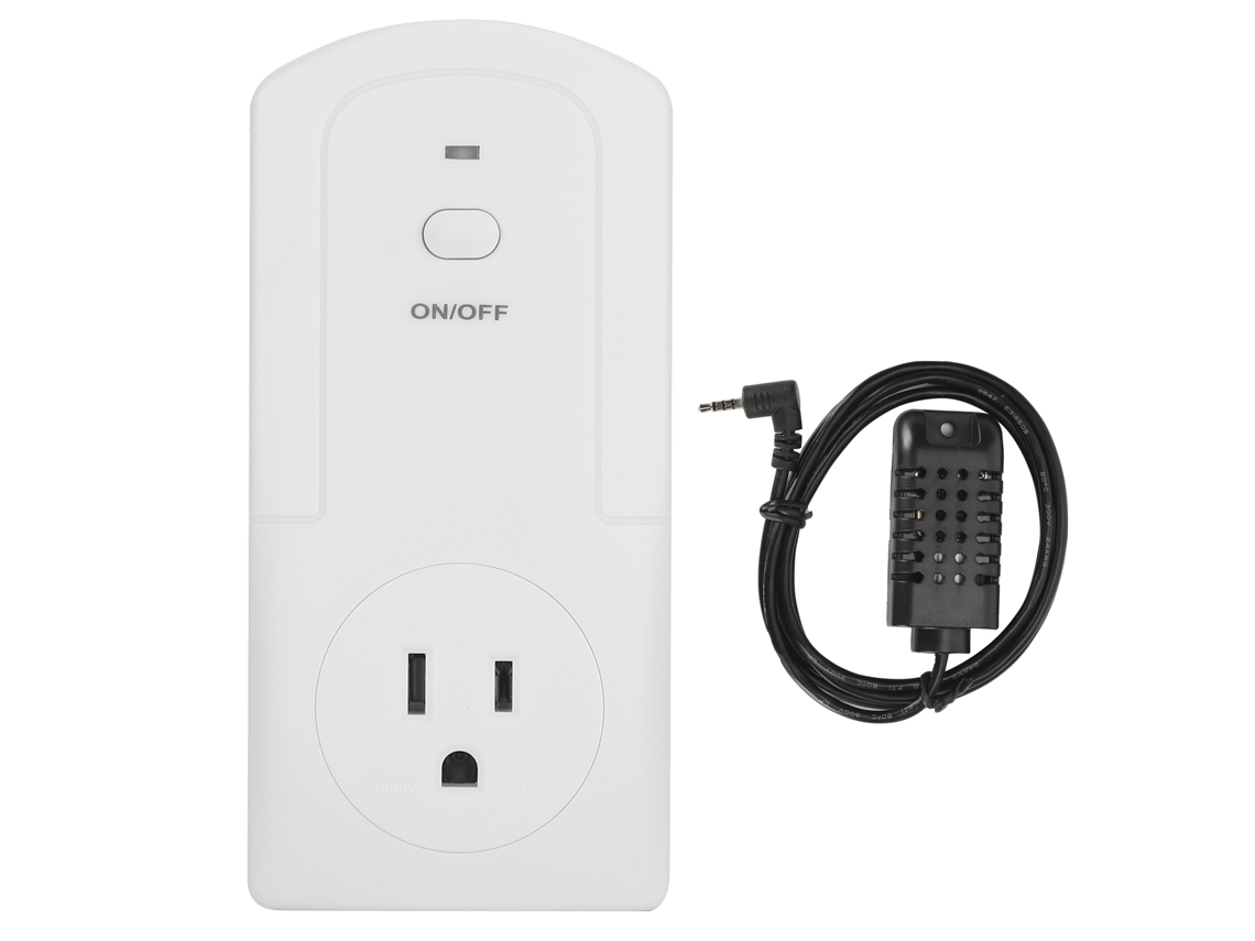 Tomada Inteligente Ts-5000 Com Controle De Temperatura, Umidade E Programação Para Casa
