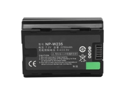 2026 bateria Np W235 para Fujifilm, 7.2v 2250mah Bateria de Câmera Li Ion para Fuji