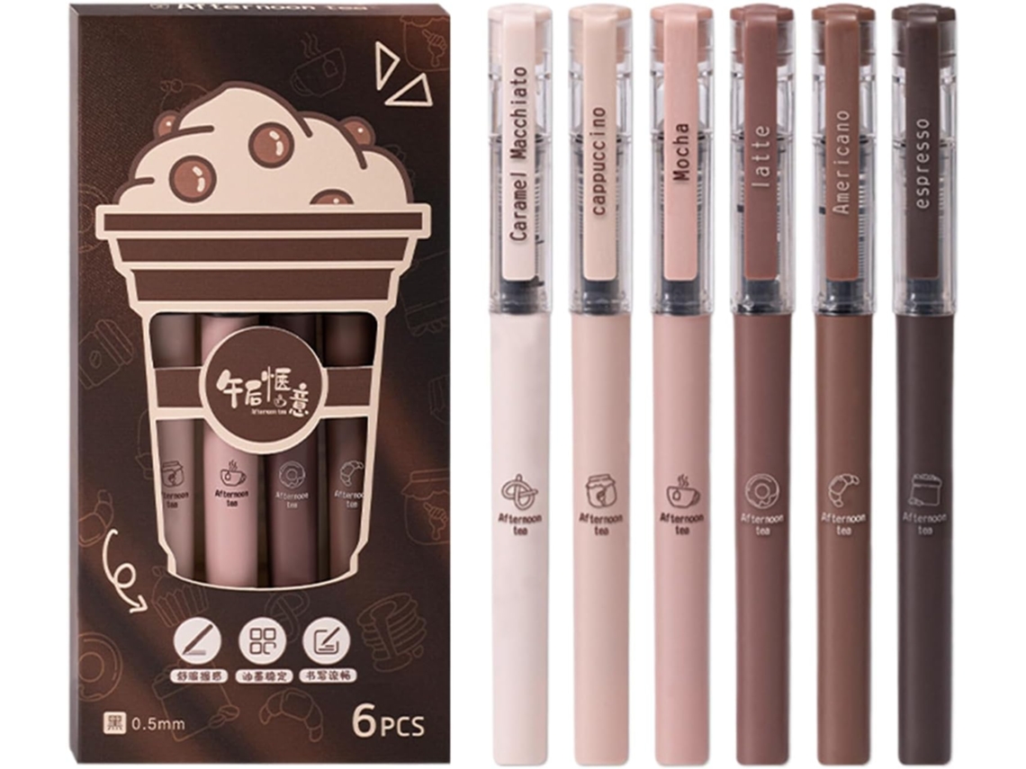 Caneta Rollerball Em Gel Para Escrita, Esferográfica Com Tinta Líquida