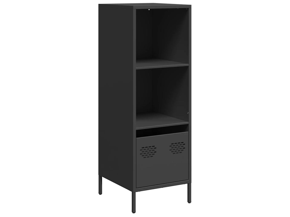 Móvel Alto 35x39x103,5 Cm Aço Preto MAISON EXCLUSIVE