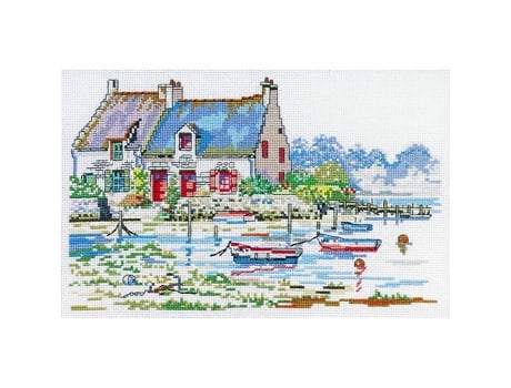Kit De Pontos Contados Golfe Do Morbihan 30 X 35 Cm Marie Coeur