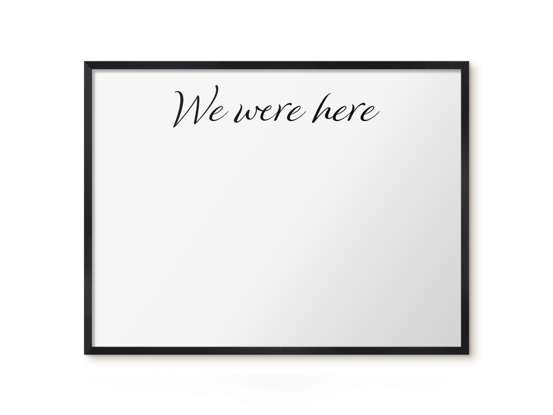 Magnetic Board For Wall We Were Here For The Bedroom Espelharte (80x60 Cm)